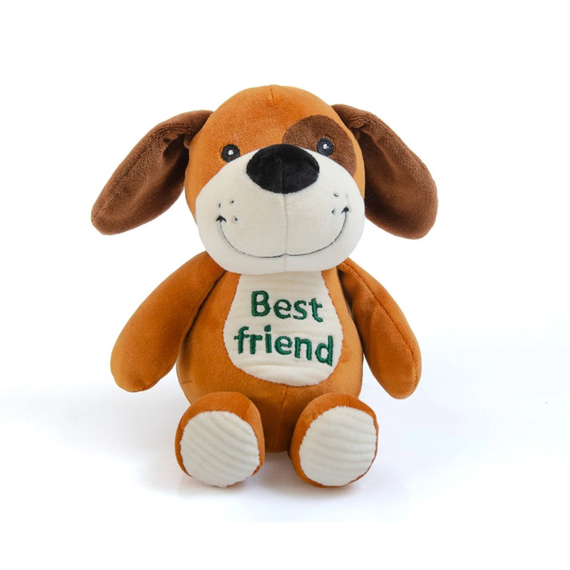 Плюшено куче Best Friend, кафяво, 19 см