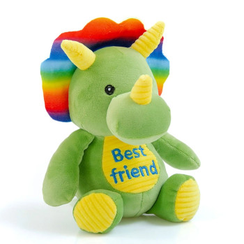 Плюшен динозавър Best Friend, зелен, 19 см