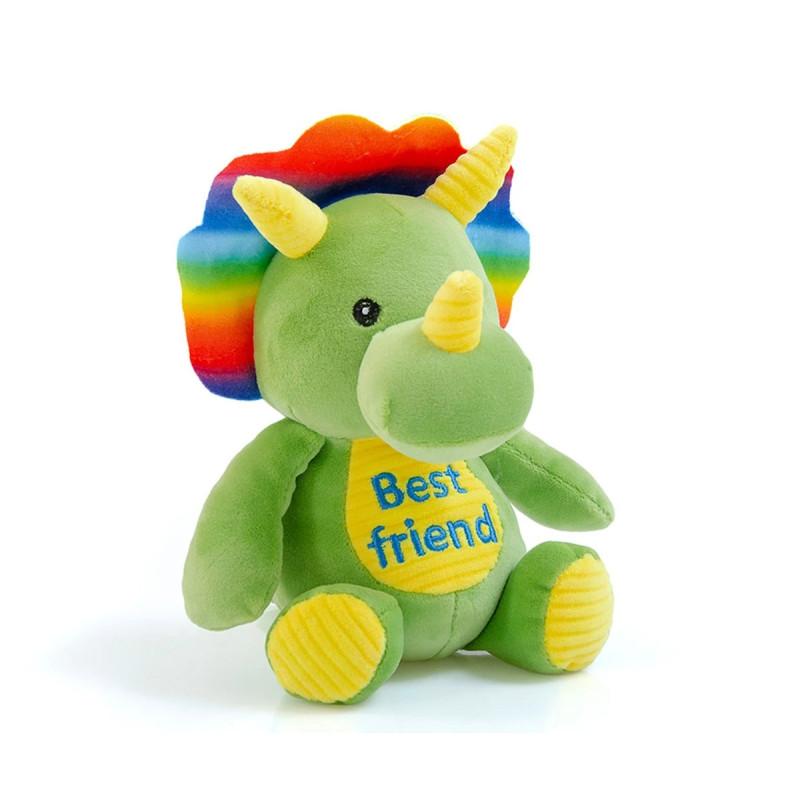 Плюшен динозавър Best Friend, зелен, 19 см
