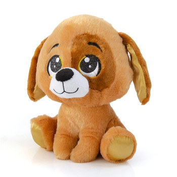 Плюшено куче, кафяво, 22 см