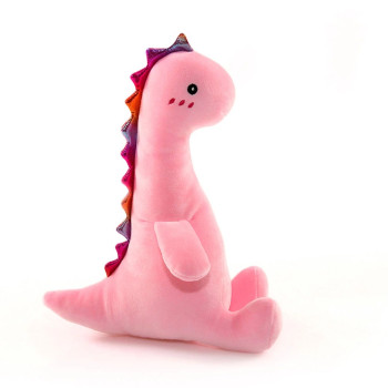 Плюшен Динозавър, розов, 26 см