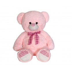Плюшена играчка Мече, розово, 44 см