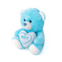 Мече със сърце, синьо, 20 см