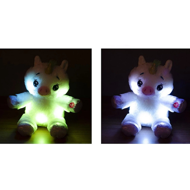 Еднорог Hugzzz с музика и светлини, 30 см