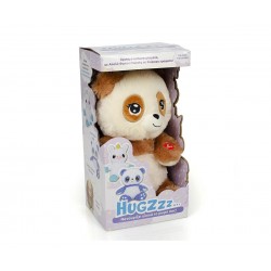 Плюшена играчка - Кафява панда Hugzzz с музика и светлини, 30 см