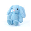 Плюшено зайче, синьо, 28 см