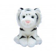 Плюшена играчка Аврора - Бял тигър, 21см
