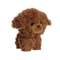 Плюшено куче пудел Aurora, кафяво, 15 см