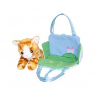 Плюшена играчка Аврора - Коте в чантичка