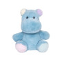 Плюшено бебе хипопотам Aurora, син, 20 см