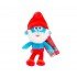  Татко Смърф с брада и червена шапка, Смърфовете, 20 см