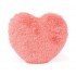 Плюшено сърце, розово, 34 см