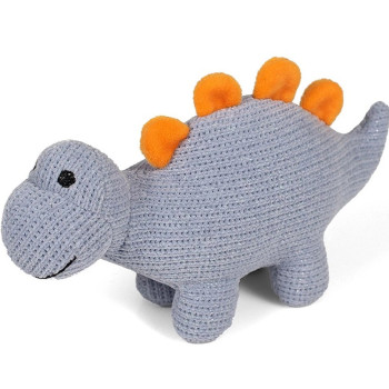 Плюшена динозавър, син, 18 см