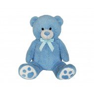 Плюшено мече, синьо, 100 см