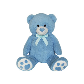 Плюшено мече, синьо, 100 см