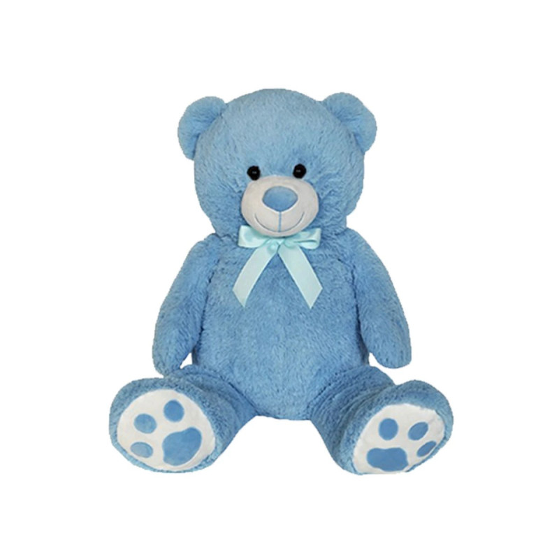 Плюшено мече, синьо, 100 см