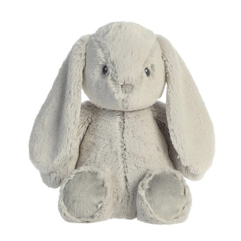 Плюшено зайче Aurora, сиво, 25 см