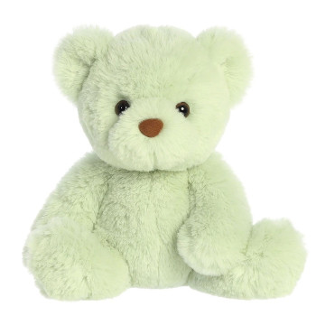 Плюшено мече Aurora, зелено, 18 см