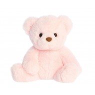 Плюшено мече Aurora, розово, 18 см