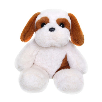 Плюшено куче Aurora, бяло, 20 см