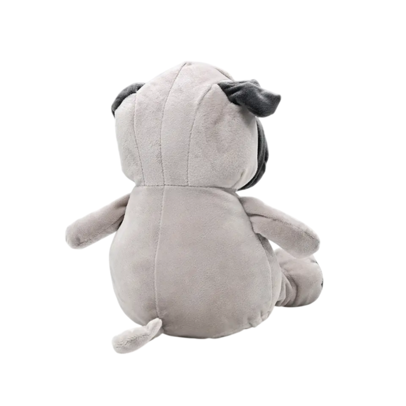 Плюшена играчка Куче с проектор и музика, сиво, 30 см