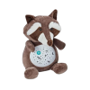 Плюшена играчка Енот с проектор и музика, кафяв, 30 см