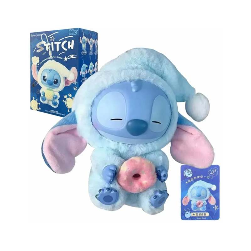 Плюшен Лабубу Стич в кутия изненада, 15 см