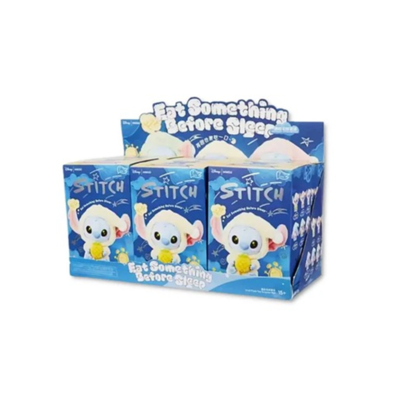 Плюшен Лабубу Стич в кутия изненада, 15 см