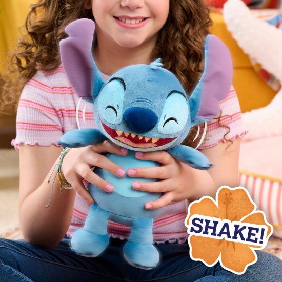 Плюшена интерактивна играчка смеещ се Stitch, Лило и Стич, 28 см Плюшена интерактивна играчка смеещ се Stitch, Лило и Стич, 28 см