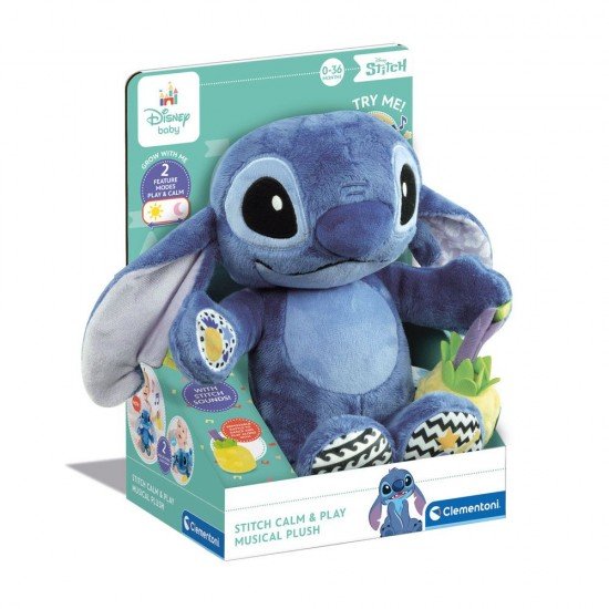 Плюшена интерактивна играчка Stitch, Лило и Стич, 30 см Плюшена интерактивна играчка Stitch, Лило и Стич, 30 см