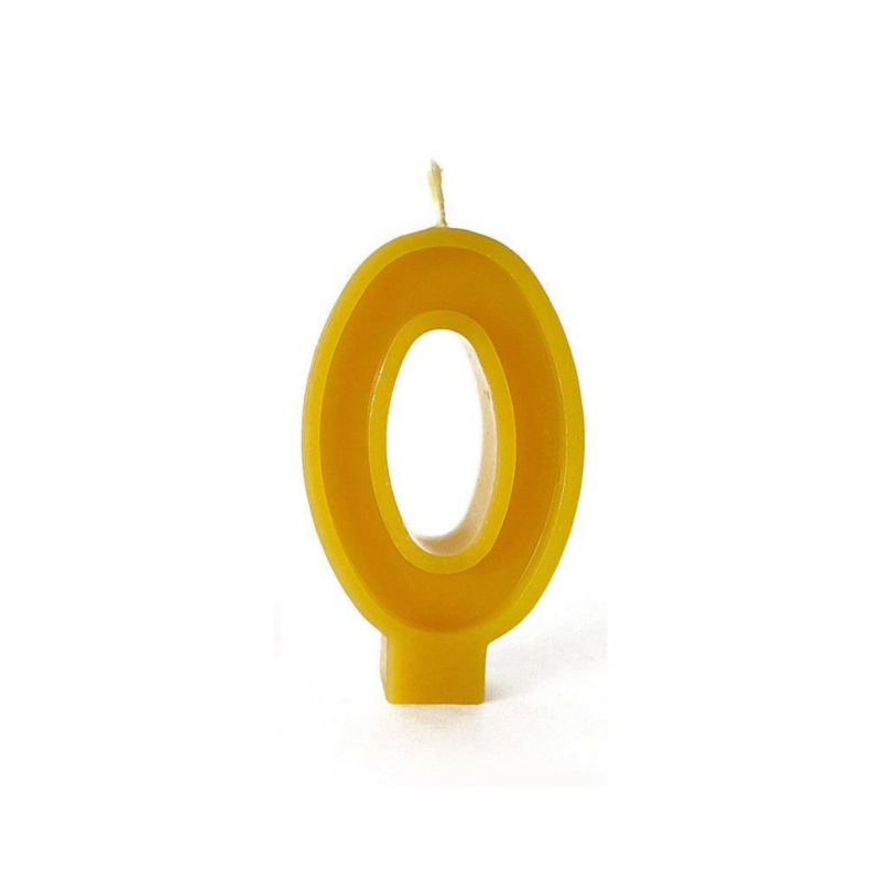 Свещичка за рожден ден от пчелен восък