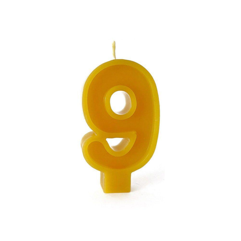 Свещичка за рожден ден от пчелен восък