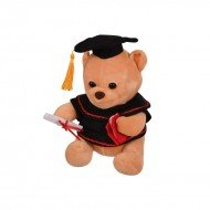 Плюшено мече за дипломиране, 24 см