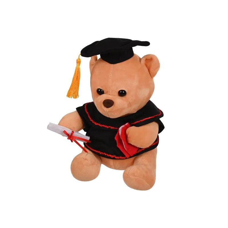 Плюшено мече за дипломиране, 24 см