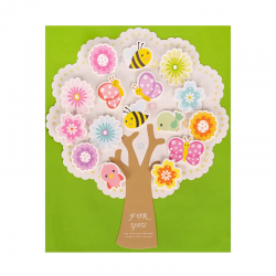 Голяма картичка Дърво с 3D мини картички 