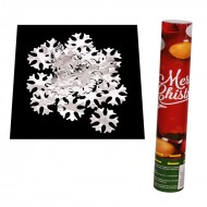 Парти цилиндър с конфети Снежинки