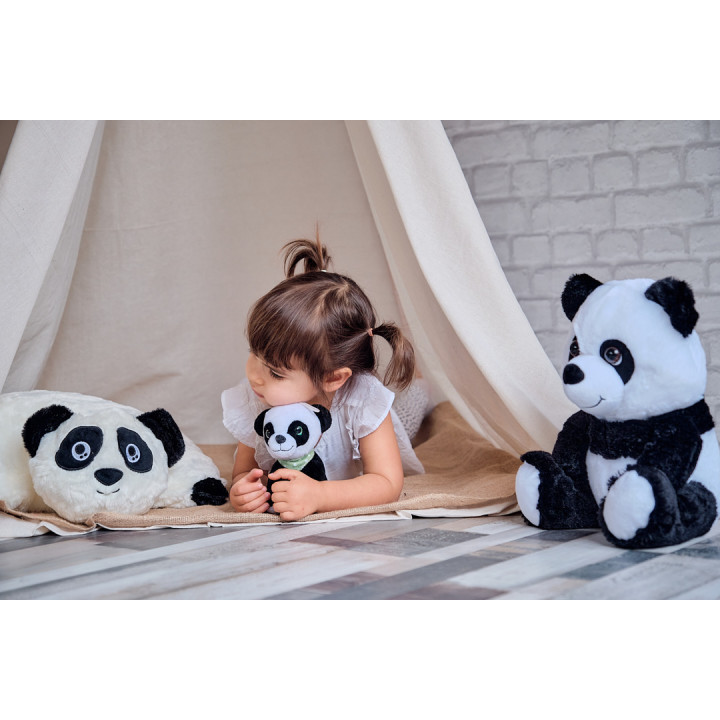 Плюшена панда Рики, 15 см