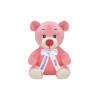 Плюшено мече с надписана панделка, розово, 15 см