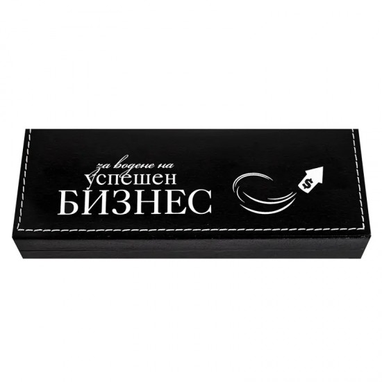 Луксозен комплект Успешен Бизнес химикал със стилус и USB в кутия
