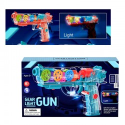 Прозрачен пистолет на батерии