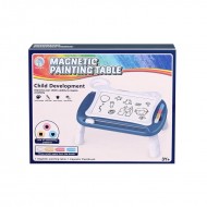Цветна магнитна дъска - Масичка за рисуване с печати
