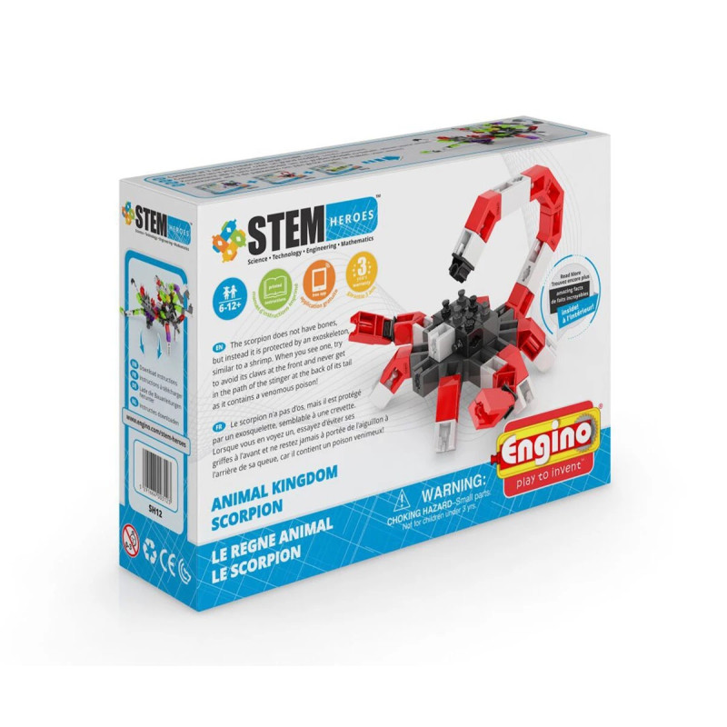 Детски конструктор Енджино СТЕМ - Герой скорпион