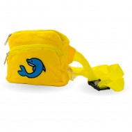 Плюшена чантичка с делфин  в жълто