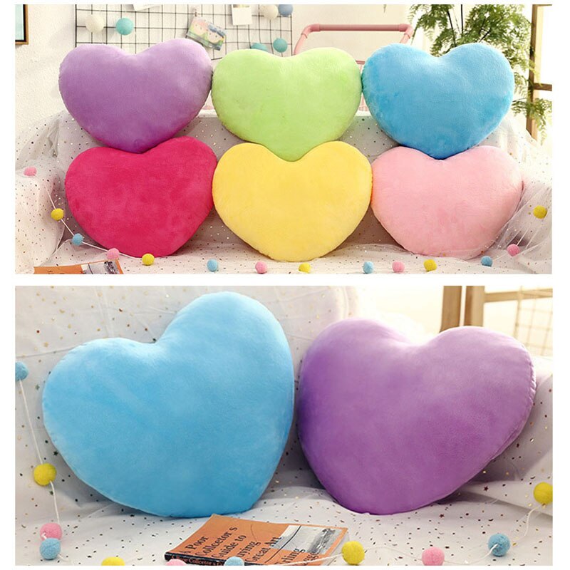 Плюшено сърце, светло синьо, 48 см