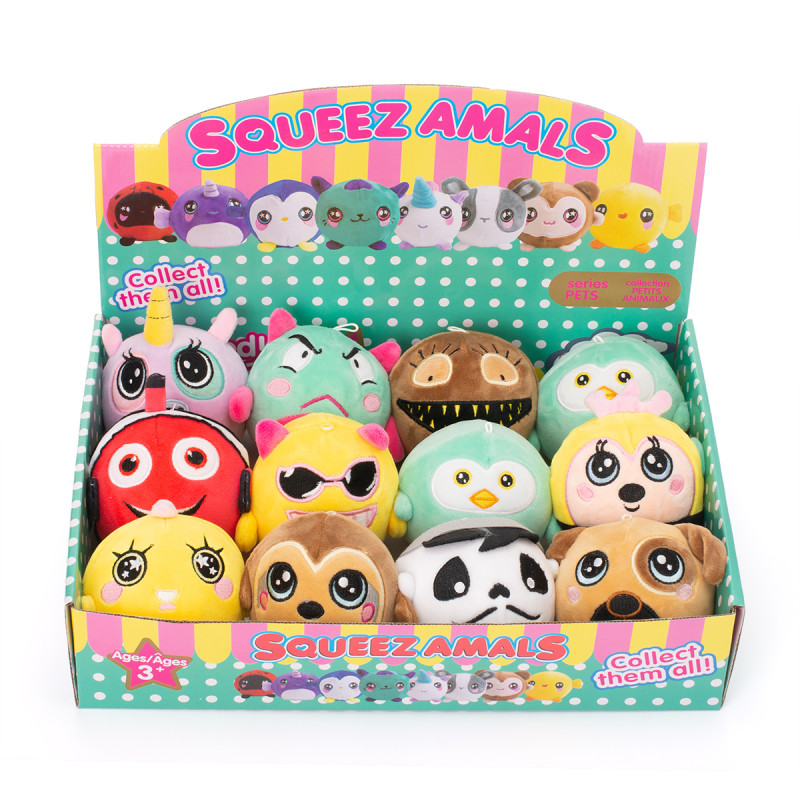 Плюшено скуиши Тъжно куче, 10 см