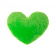 Плюшено сърце в зелено