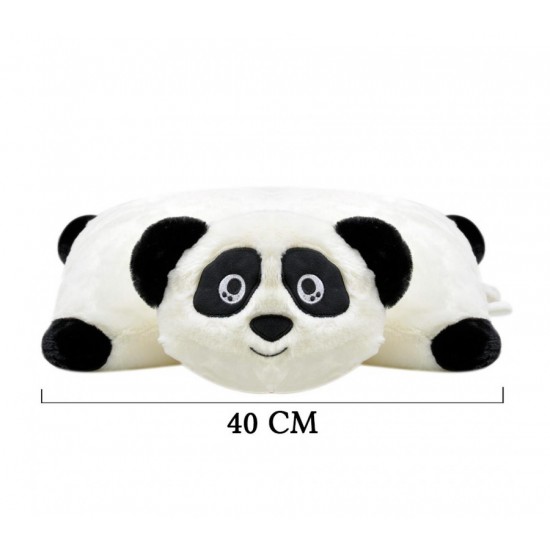 Плюшена панда възглавничка-играчка 2 в 1