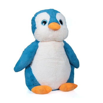 Плюшен пингвин Ники, син, 98 см