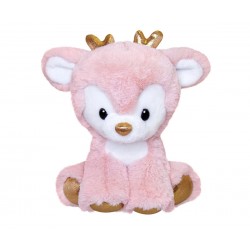 Плюшен Северен Елен Aurora, розов, 16 см