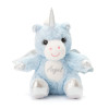 Плюшен еднорог Аглая, син, 30 см